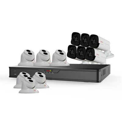 Home Imports Emporium Système de surveillance à 16 canaux pour la configuration de la balle et de la tourelle