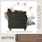 77"Wide Modern Double Layered Chenille and PU Power Recliner Sofa 3 Seater Couch with USB and Type-C Ports,Brown-120843449