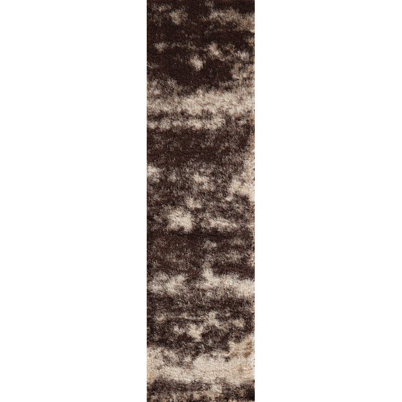 Tarbox Solid Colour Shag Area Rug, Runner 60 x 220cm