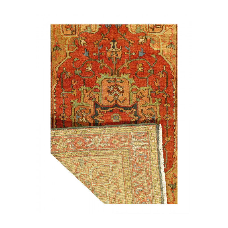 Fine Hand Knotted Persain Serapi design 3'9'' X 5'11''