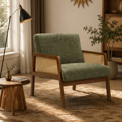 Upholstered Accent Chair, Armchair for Living Room, Bedroom