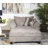 Rabelais Upholstered Armchair with Ottoman-105410609