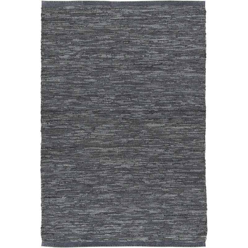 Tapis rectangulaire en cuir Galvano, Rectangle 5 pi x 7 pi 6 po