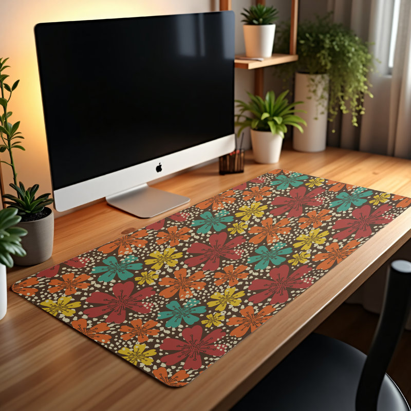 Polyester Desk Pad, 14.4x12.1