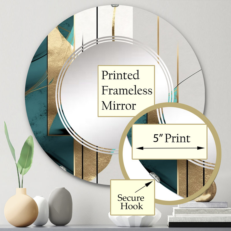 Miroir mural Hidemont, 24 po x 24 po