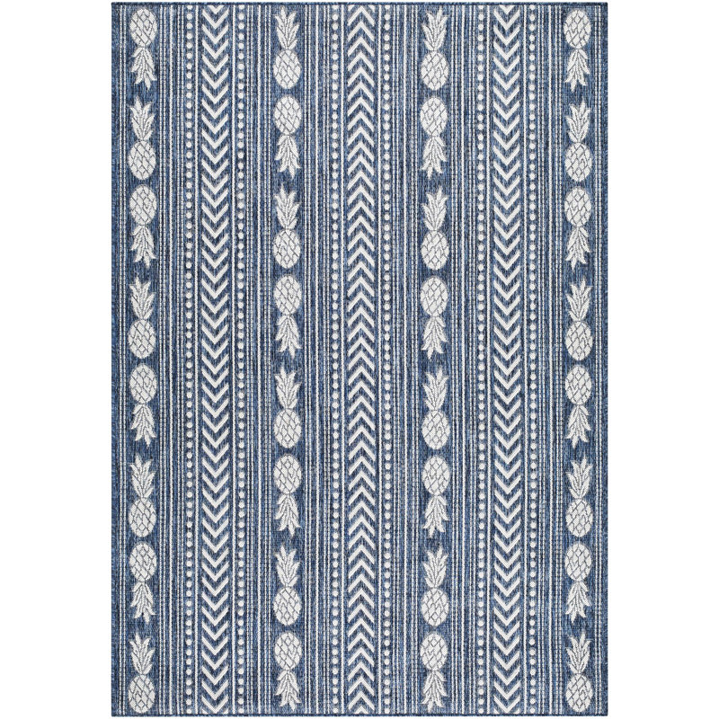 Eagean Machine Woven Indoor/Outdoor Area Rug, Rectangle 6'7" x 9'
