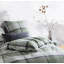 Lech Chequered Duvet Cover Set with Pillow Shams Included