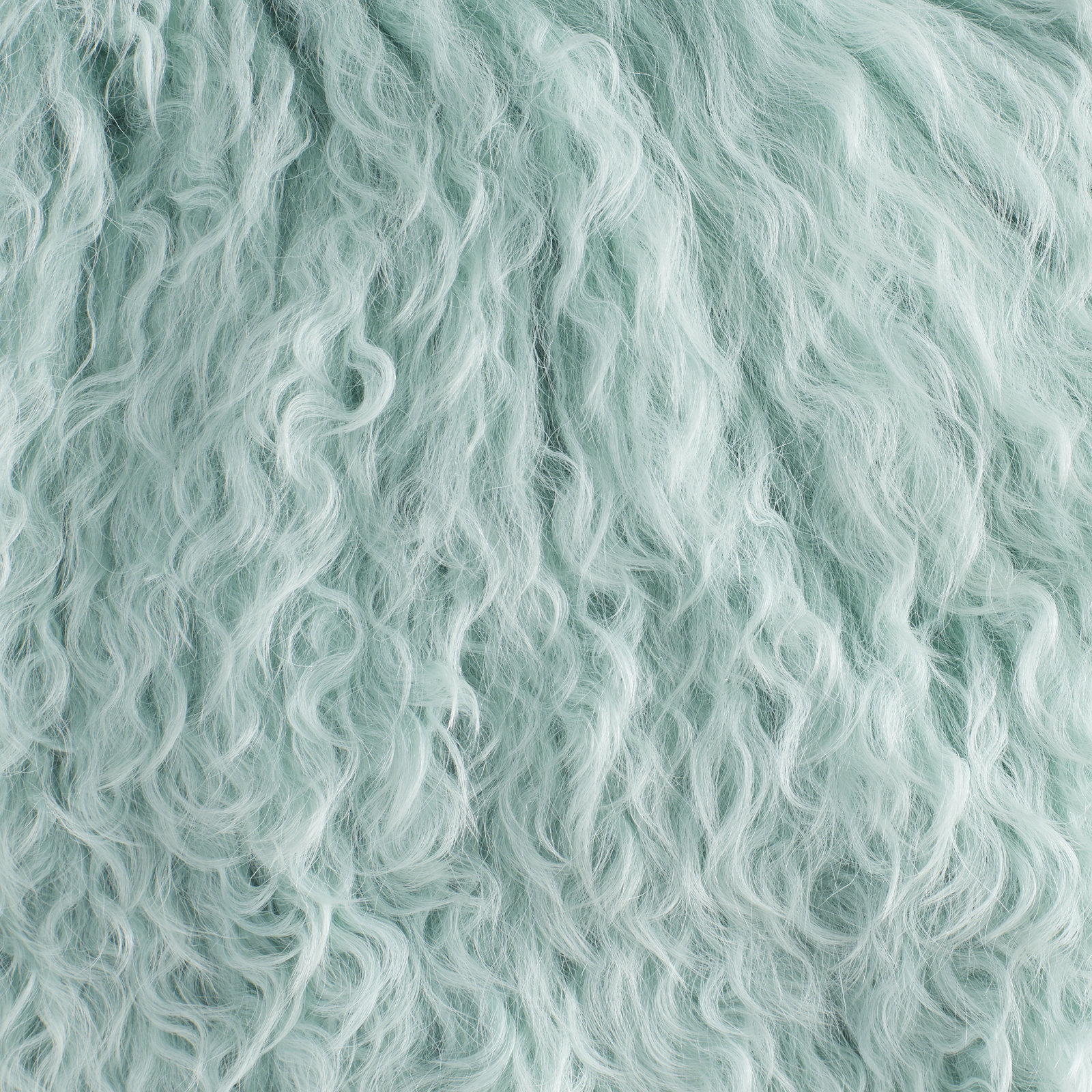 Iyana Wool Throw Pillow, Mint, Square 20"