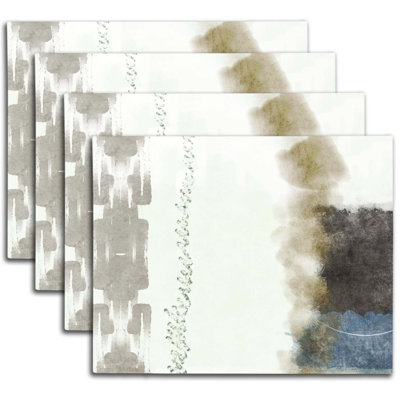Napperon abstrait en polyester