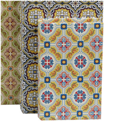 Mishaun 3 Piece Polystone Decorative Box Set