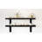 Emerald Lee 2 Piece Poplar Solid Wood Bracket Shelf-96096490