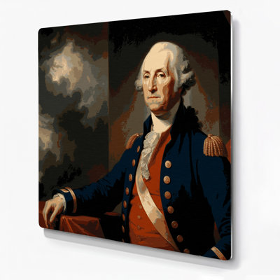 USA State Washington Brown Metal Wall Art