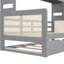 Lit de jour moderne en bois gris avec couchette et système de configuration pratique-121105974-121105976