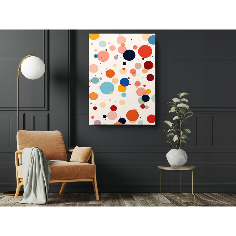 Reproduction de peinture de formes géométriques abstraites colorées, art mural moderne pour la maison et le bureau, reproduction de peinture