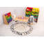 Ensemble de table pliante en bois et 2 chaises Isabelle & Max ™ Journey, naturel / blanc