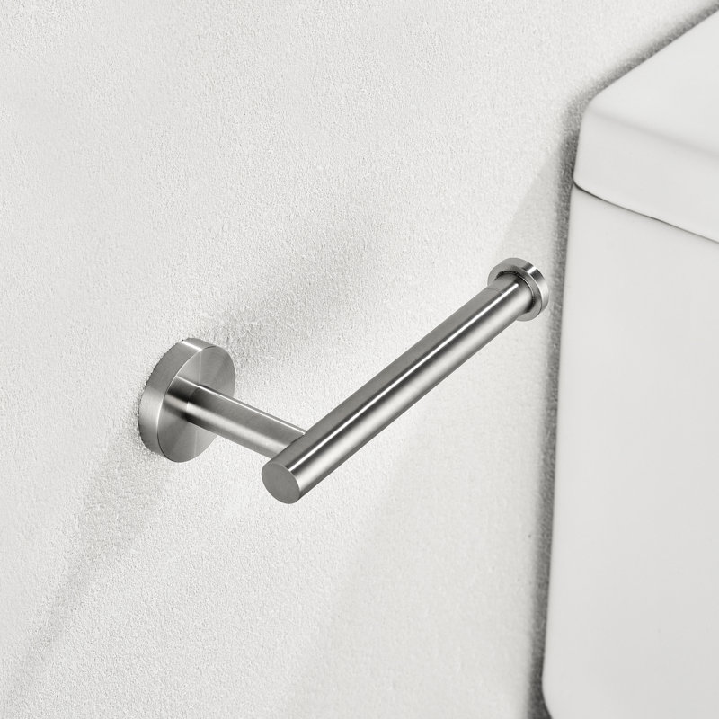 5 Piece Bathroom Towel Rack - Wall Mount, Brushed Nickel Design, Aluminium, Modern Look, Rust, Multifunctional, Easy Installation Process 5 For Mount Aluminium Material, Multipurpose Bath, Bedroom,