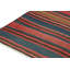 Vintage Kilim In Red With Multicolor Stripes, From Rug & Kilim