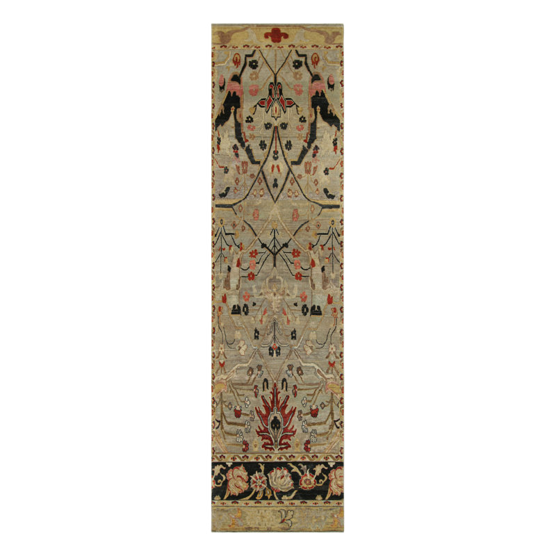 One-of-a-Kind 3'1x12'4 Hand Knotted Area Rug