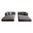 Comfortable Sectionals With Corduroy Fabric, Space-saving Modern Design For Living Room