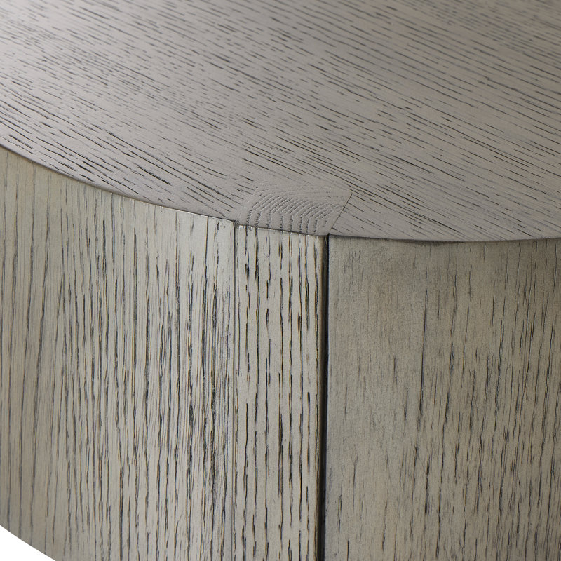 Calder Drum End Table with Storage