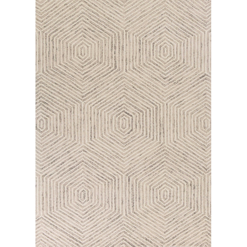 Tapis ivoire en laine 2 pi x 4 pi