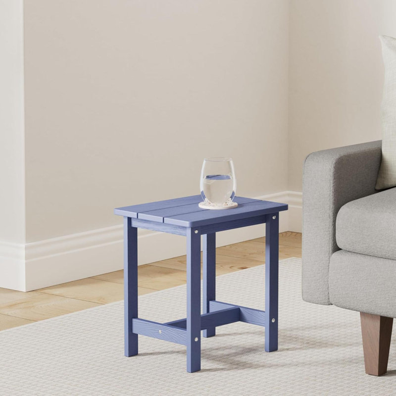 Outdoor Side Table, Navy
