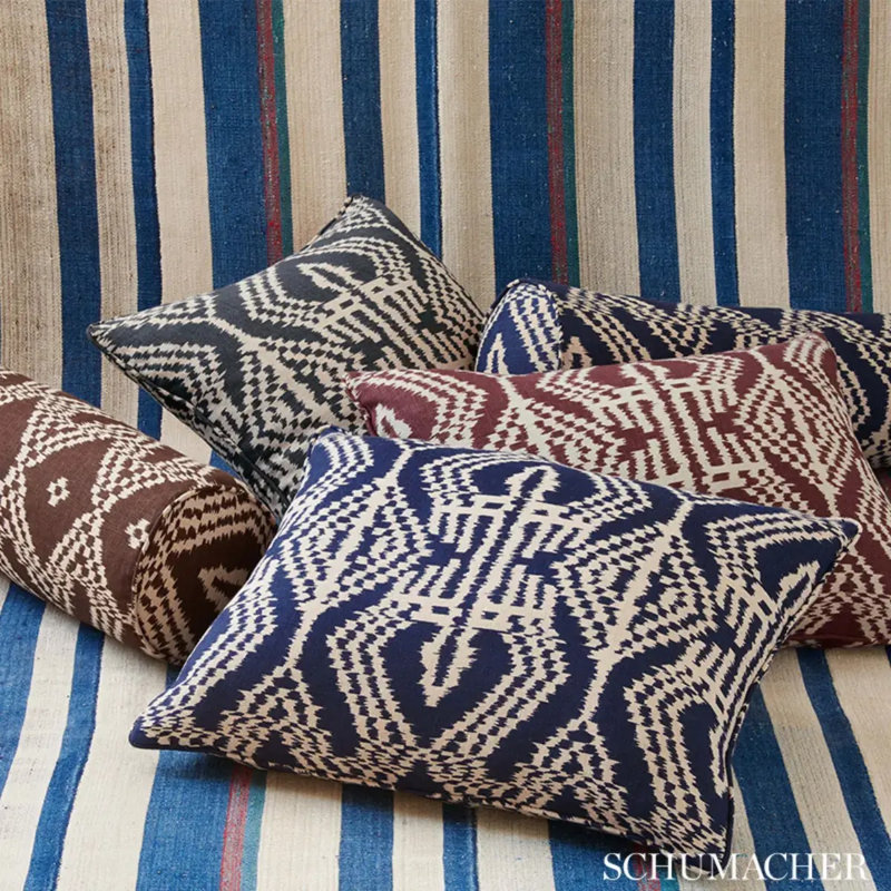 Asaka Ikat Fabric, Indigo