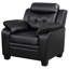 Fauteuil d'appoint rembourré et rembourré Winchell