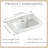 24" Wall-Mounted Single Bathroom Vanity With White Ceramic Integrated Top-464256066