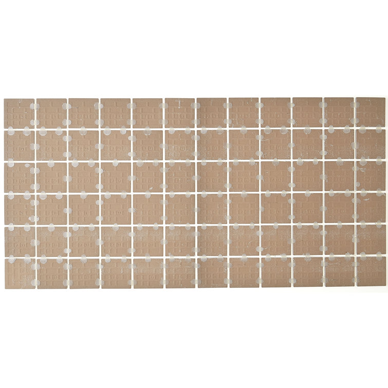 Slate Attaché 2" x 2" Ceramic Mosaic Tile in Meta White