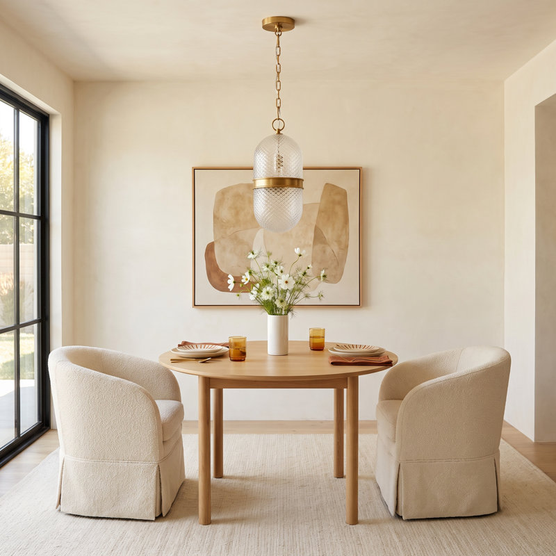 Curryville 8 Pendant, Burnished Brass