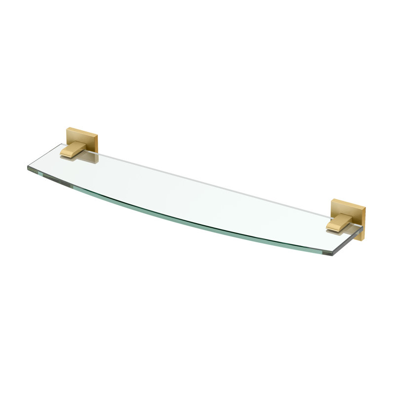 Tablette murale Elevate, Laiton brossé