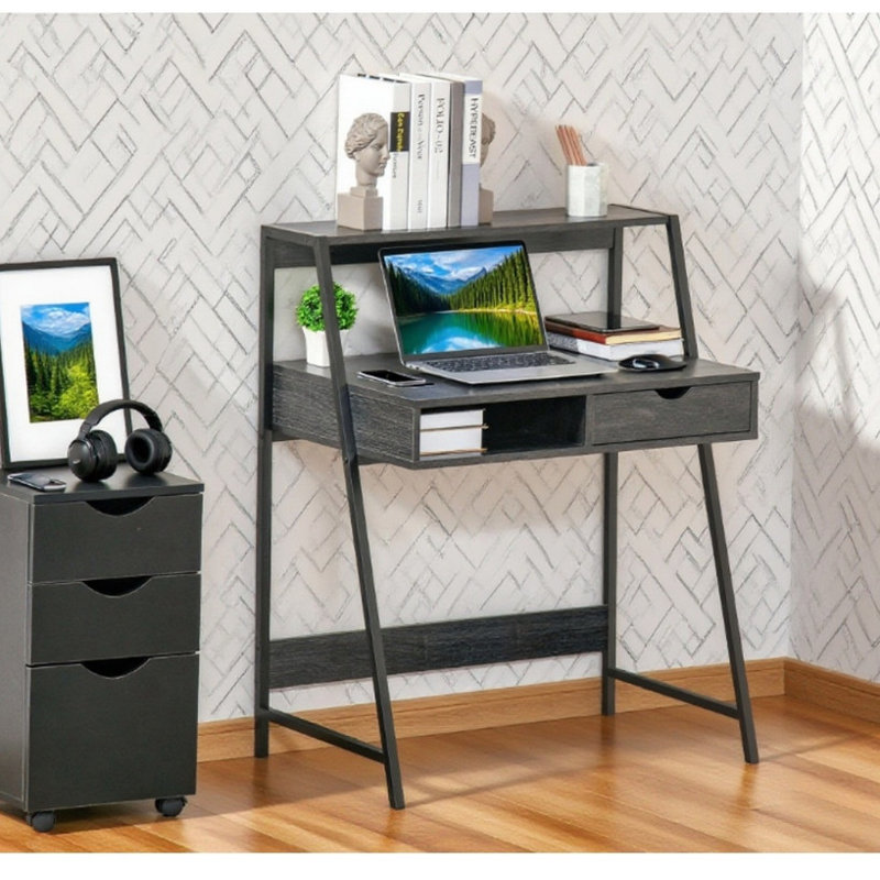 Bureau à domicile, bureau d'ordinateur pour petits espaces, table d'étude