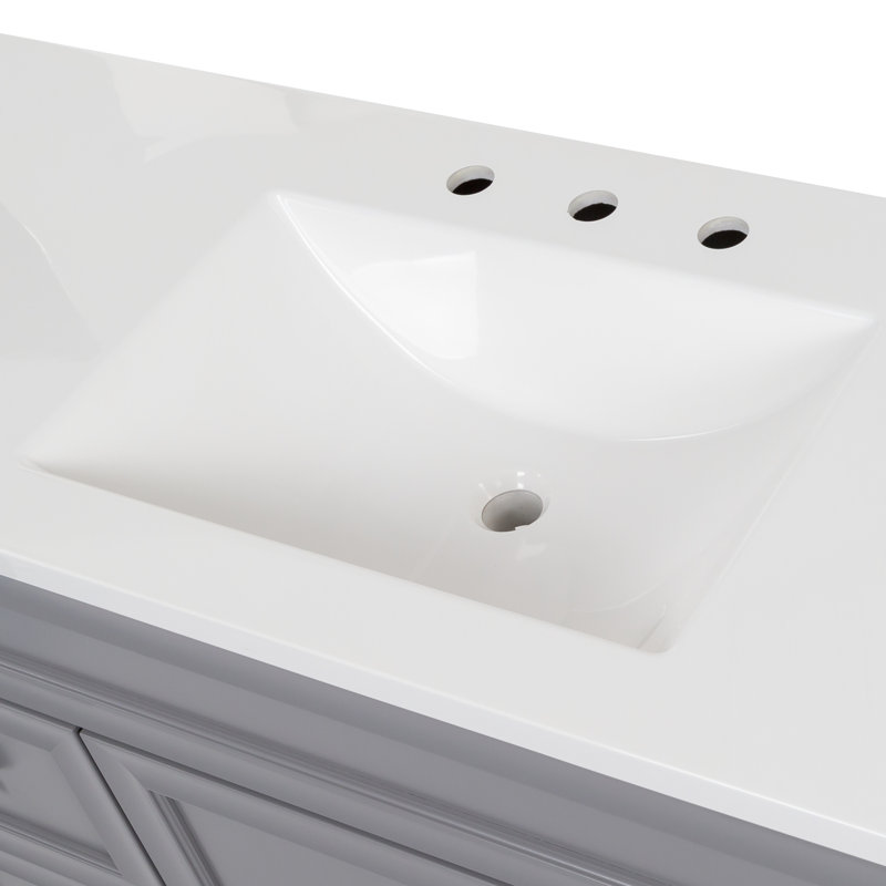 Meuble-lavabo simple avec plateau Nimay 48,5 po