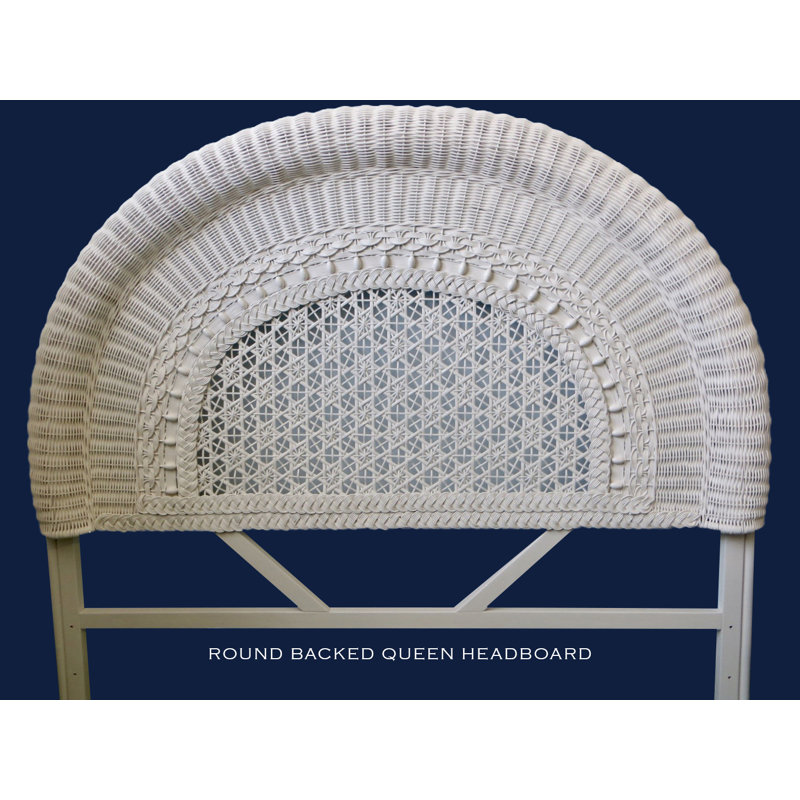 Wolfforth Wicker Panel Headboard, Queen