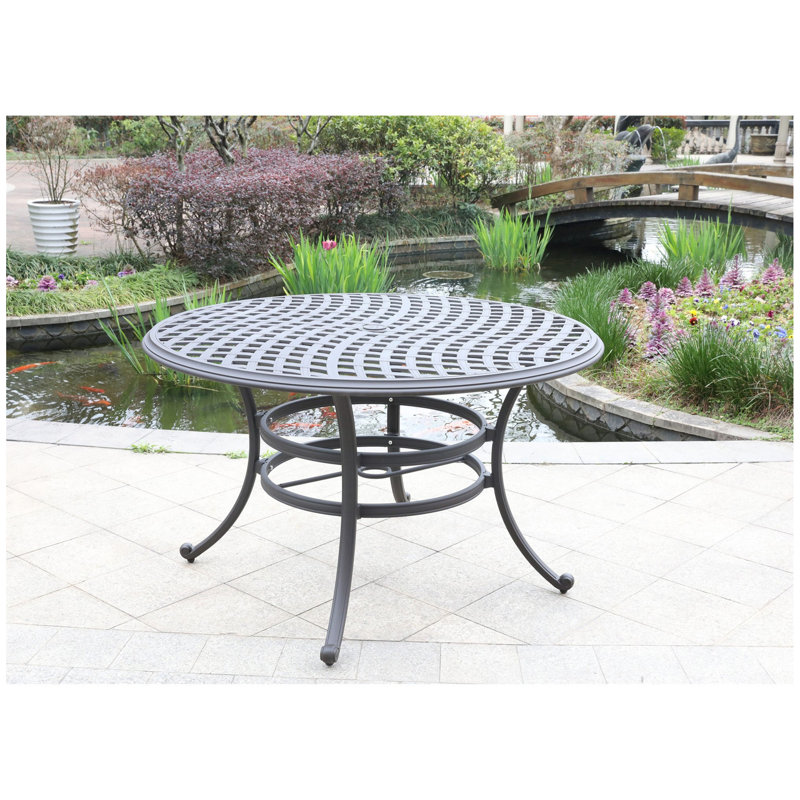 Round Dining Table, Espresso Brown