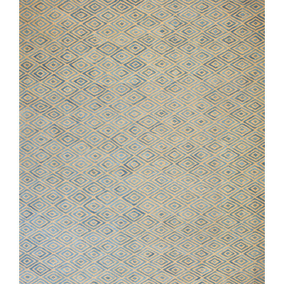 One-of-a-Kind Rectangle 8' X 10' Wool Area Rug in Blue/Brown
