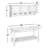 Jodh 36" Wide Wooden Wall Mounted Coat With 3 Compartments and Bench Set-973110164