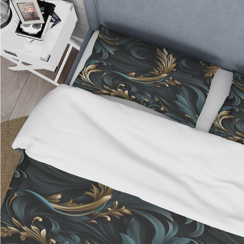 Ensemble de housse de couette Paisley, Housse de couette pour très grand lit et 2 très