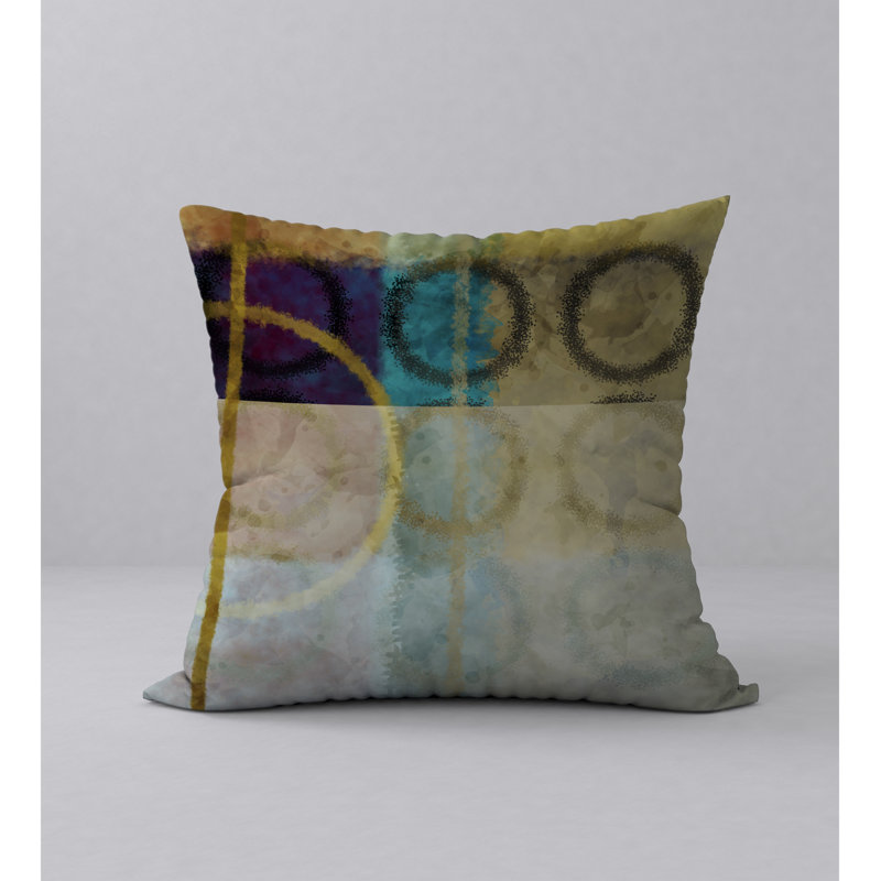 Housse de coussin carrée de couleur riche, 18" x 18"