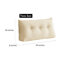 Coussin ergonomique pour dossier de tête de lit triangulaire - rembourré de mousse orthopédique - soutien pour le cou - chambre à coucher, lecture, lit de jour-194800564-194417843