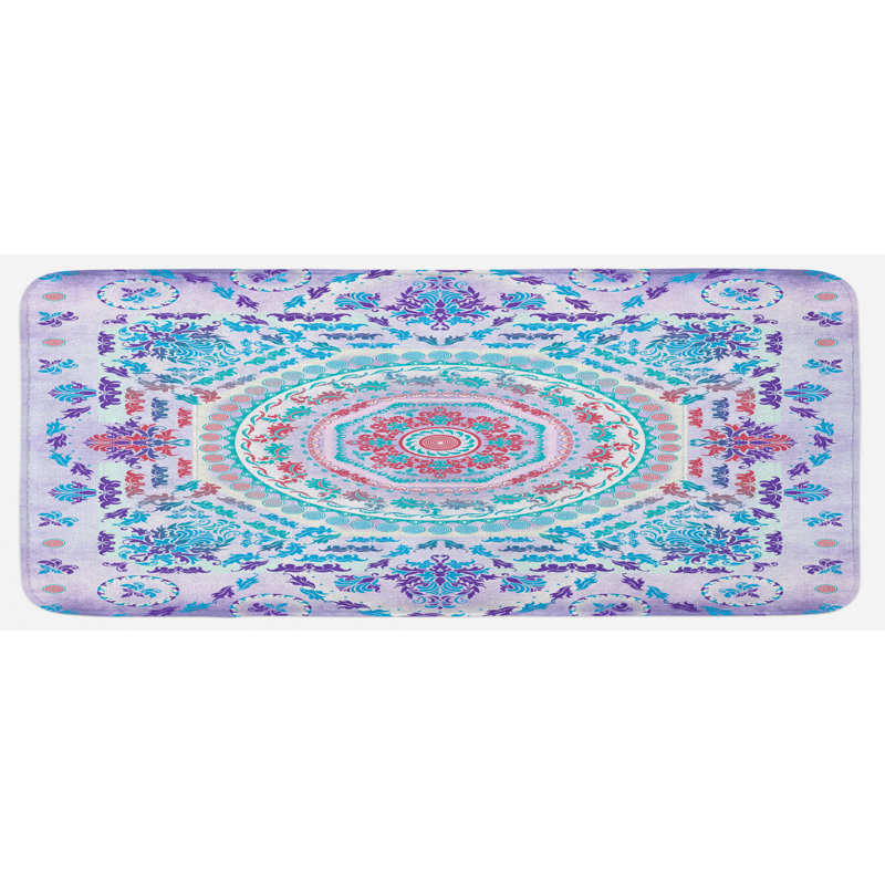 Tapis de cuisine mandala