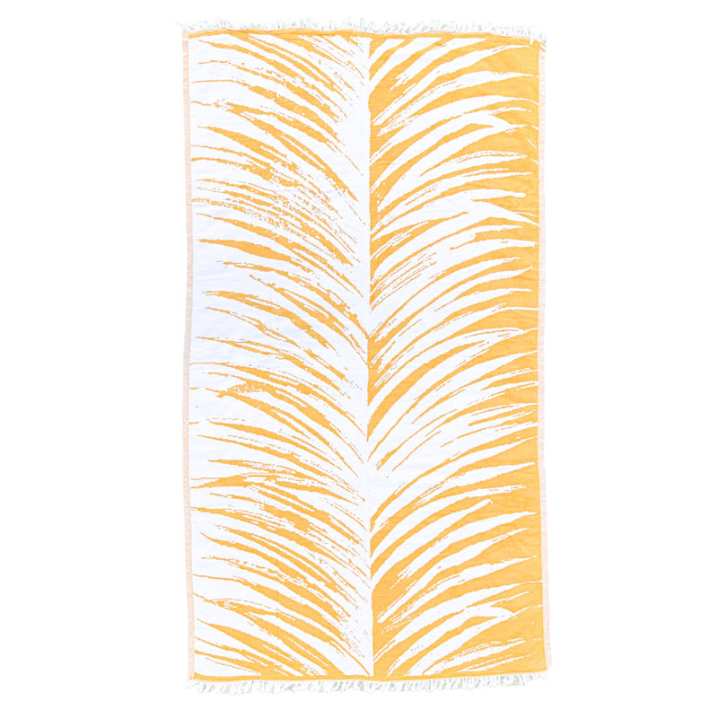 Serviette de plage en coton tropical
