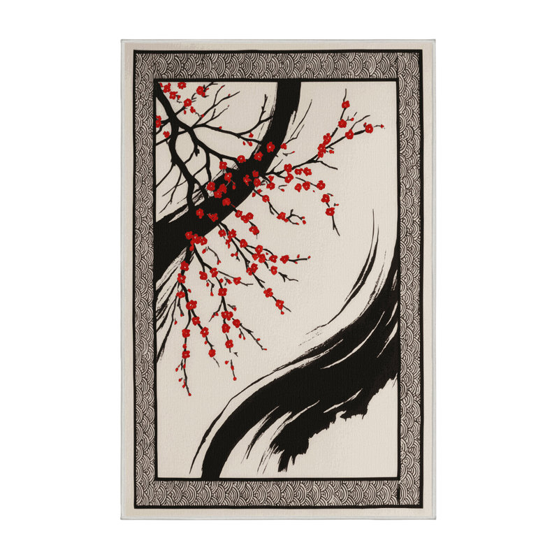 Whispering Blossoms Rug, Rectangle 8' x 12'