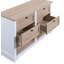 Commode principale à 6 tiroirs | Système de tiroirs Interlock | Glissoires pré-assemblées | Large 6 tiroirs profonds | Organisateur de placard pour chambre à coucher