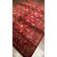 Tapis en laine et coton rouge noué à la main Original