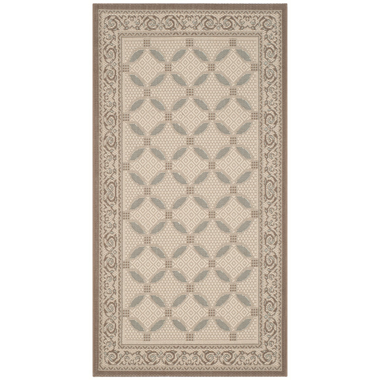 Arneshia Oriental Beige Indoor/Outdoor Area Rug