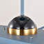  3-light Plane Shape Led Semi-flush Mount