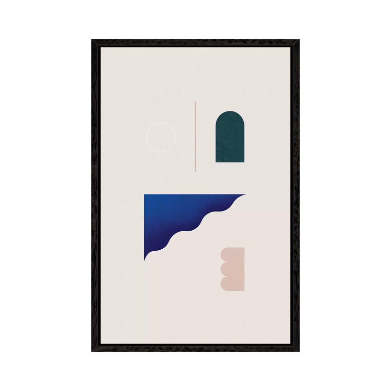 Sure by Jordan Bolton - Print on Canvas, 66.04 cm H x 45.72 cm W, Black Framed