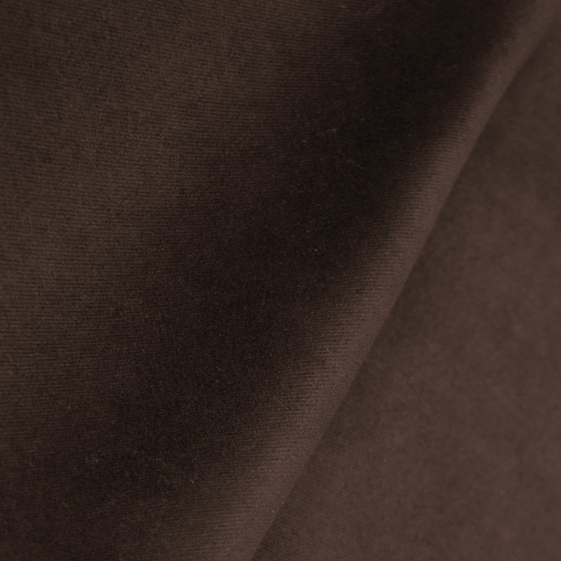 Tête de lit tapissier Tilly, Grand, Velours chocolat classique